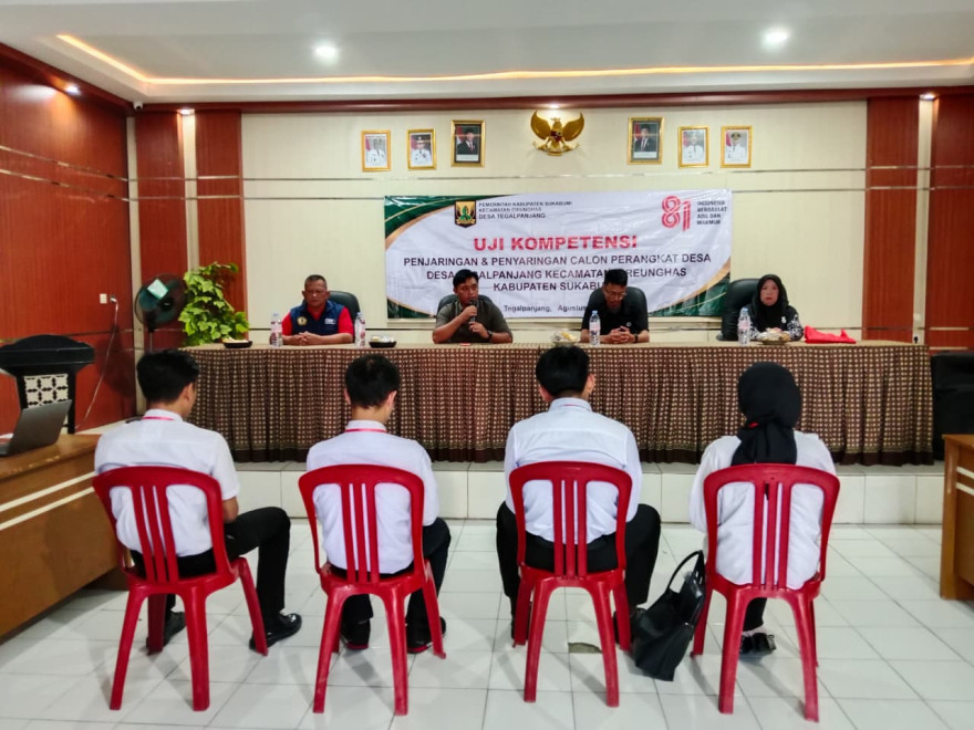 Desa Tegalpanjang Gelar Uji Kompetensi Bakal Calon Perangkat Desa, Wujudkan Pemerintahan yang Berkualitas